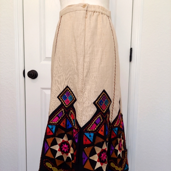 Linea by Louis Dell'Olio Linen Skirt - Picture 4 of 9